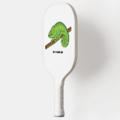 Parson's chameleon illustratie pickleball paddle (Links)
