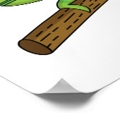 Parson's chameleon illustratie poster (Hoek)