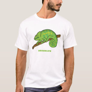 Parson's chameleon illustratie t-shirt