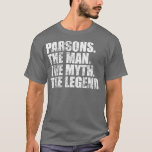 ParsonsParsons Familienaam Parsons achternaam Pars T-shirt