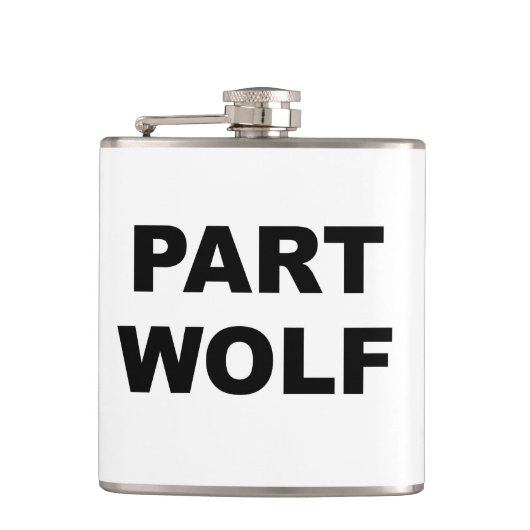 Part Wolf Heupfles (Voorkant)
