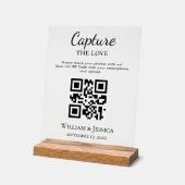 Partage de photos de mariage avec code QR (Angle)