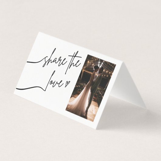 Partage photo mariage avec code QR (Back)