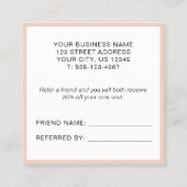 Partager La Carte De Référence Aimante Peau Rose (Dos)