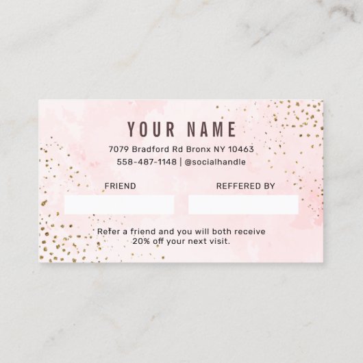 Partager La Carte De Référence D'Amour  (Dos)