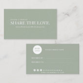 Partager la carte de référence minimale en gris d' (Devant / Derrière)