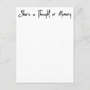 Partager une carte commémorative de célébration de