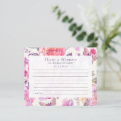 Partager une carte de présence aux funérailles flo (Debout devant)