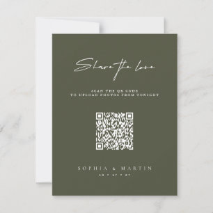 Partagez La Carte De Boîtier Mariage Love Dark Gre