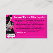 Partagez la carte de référence d'amour (Dos)