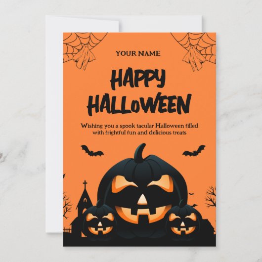 Partagez l'Esprit d'Halloween ! 2024 invitations (Devant)