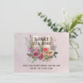 Partagez votre histoire Carte d'activité Anniversa (Debout devant)