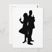 PARTENAIRES EN CARTE POSTALE CRIME (Devant / Derrière)