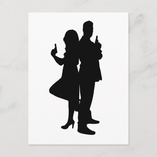 PARTENAIRES EN CARTE POSTALE CRIME (Devant)