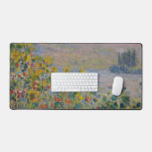 Parterres de fleurs à Vétheuil, paysage impression (Clavier et souris)