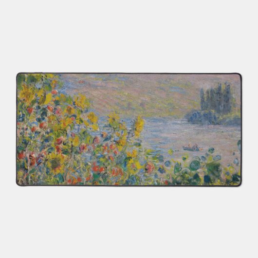 Parterres de fleurs à Vétheuil, paysage impression (Recto)