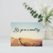 Partez pour l'aventure | Carte postale (Debout devant)