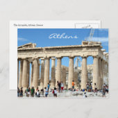 parthenon-acropolis briefkaart (Voorkant / Achterkant)