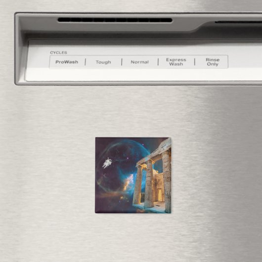 Parthenon Acropolis Griekenland bereikt ruimte Magneet (Insitu (Vaatwasser))