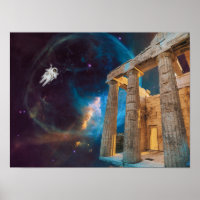 Parthenon Acropolis Griekenland bereikt ruimte