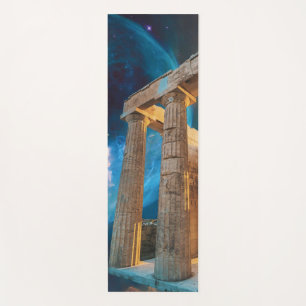 Parthenon Acropolis Griekenland bereikt ruimte Yogamat