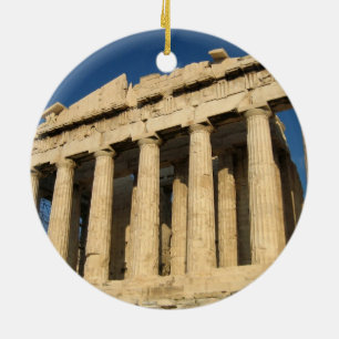 Parthenon Acropolis in Athene Keramisch Ornament