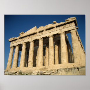 Parthenon Acropolis in Athene Poster