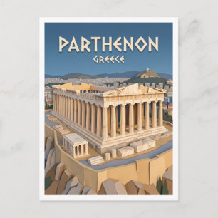 Parthenon Athene Griekenland Briefkaart
