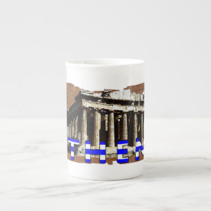 Parthenon Athene Griekenland Porselein Kop