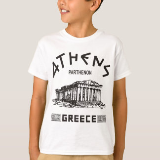 Parthenon - Athene - Grieks (zwart) T-shirt