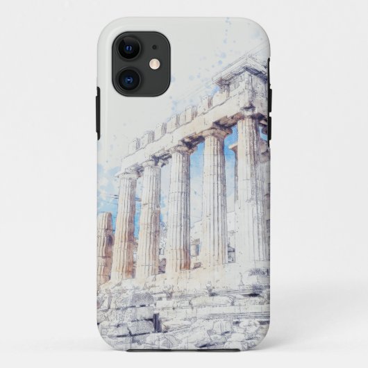 Parthenon Athènes coque iphone - Sites anciens Coq (Dos)