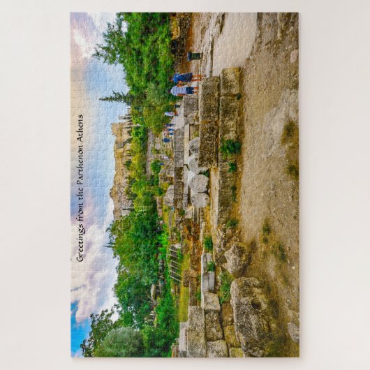 Parthénon Athènes. Jigsaw Puzzle (Vertical)