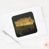 Parthenon bij nacht Sticker (Envelop)