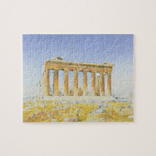 Parthenon, c.1834 (m/c boven potlood op papier) legpuzzel (Horizontaal)