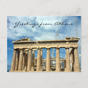 parthenon-groeten briefkaart
