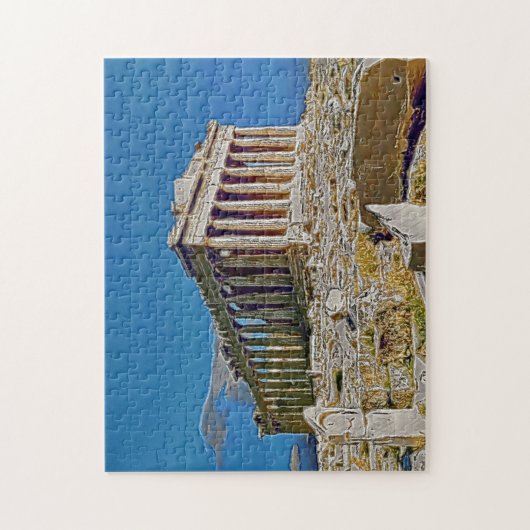 Parthenon in Griekenland Legpuzzel (Verticaal)