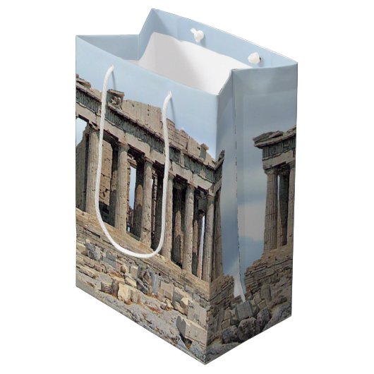 Parthenon Medium Cadeauzakje (Voorkant Gekanteld)