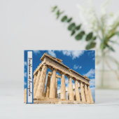 Parthenon op Acropolis Briefkaart (Staand voorkant)