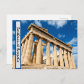 Parthenon op Acropolis Briefkaart (Voorkant / Achterkant)