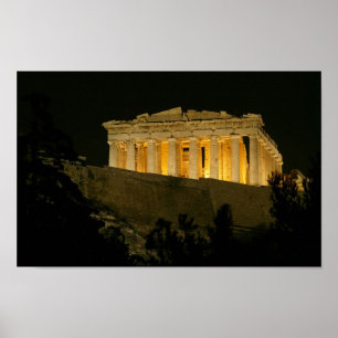 Parthenon op het Poster Night