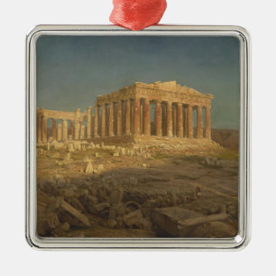 Parthenon (Oude Griekse tempel, Athens Landmark) Metalen Ornament