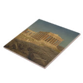 Parthenon (Oude Griekse tempel, Athens Landmark) Tegeltje (Zijkant)