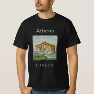 Parthenon Temple, Athene, Griekenland T-shirt