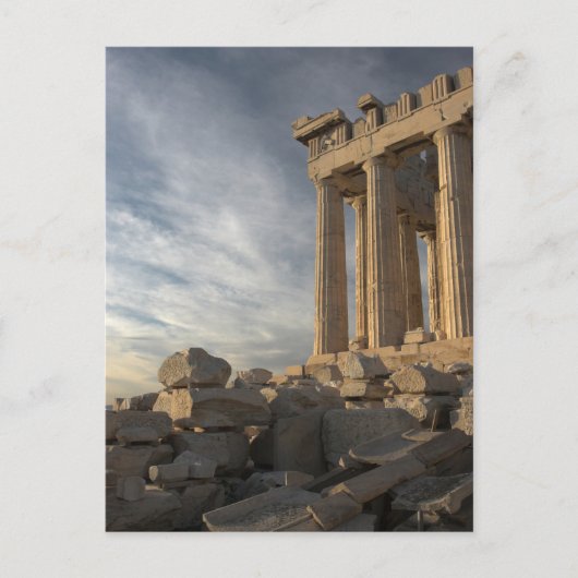 Parthenon uit het Zuid-Briefkaart Briefkaart (Voorkant)