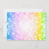 Parti Anniversaire de enfant Merci note Unicorn Ar (Dos)