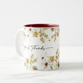 Parti Baby shower fleur sauvage pour Momento Mug (Devant gauche)