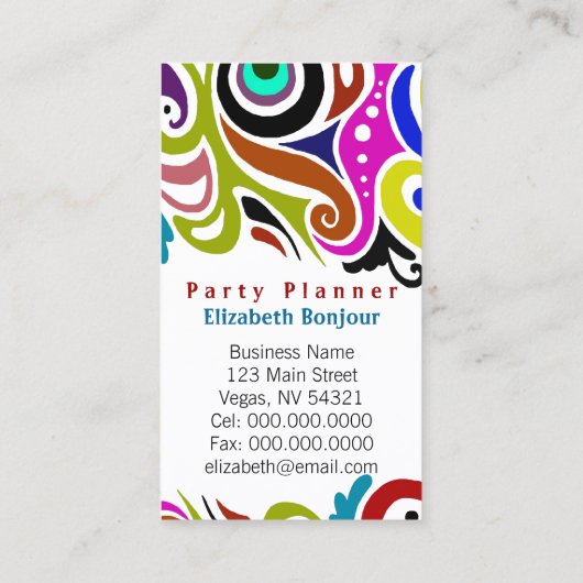 Parti ~ Carte de visite (Dos)