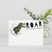 Parti Crasher Dinosaur Merci Notes (Debout devant)