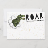 Parti Crasher Dinosaur Merci Notes (Devant)