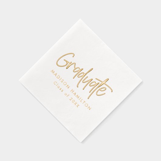 Parti de Graduation de script Preppy moderne (Droite)